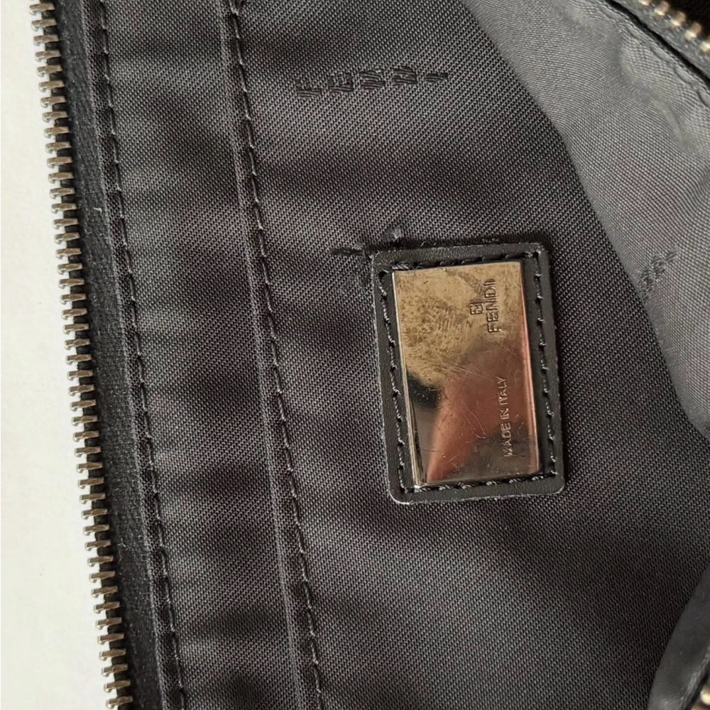 SOLD!!!! Fendi Black Monogram Shoulder Bag - Picture 4 of 5